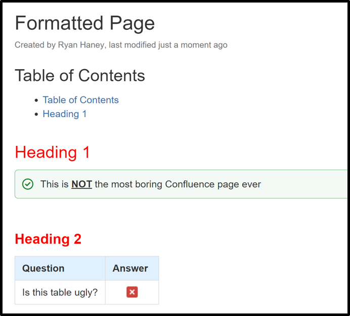 How To Edit A Table Of Contents In Confluence