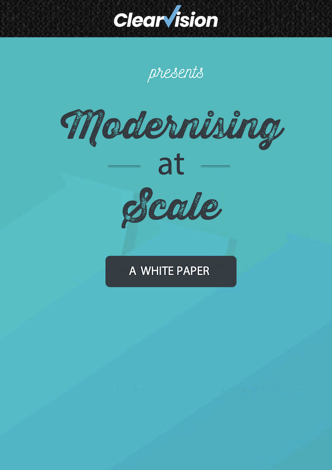 Modernising at scale