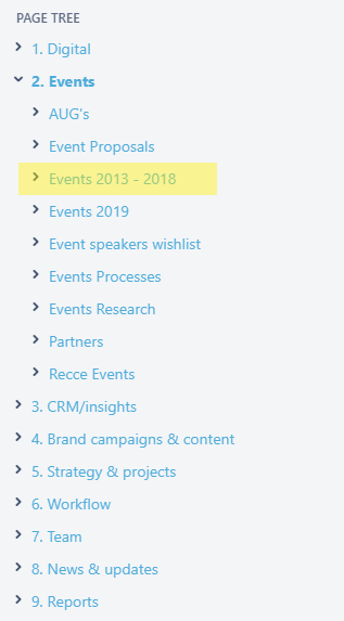 Confluence Events