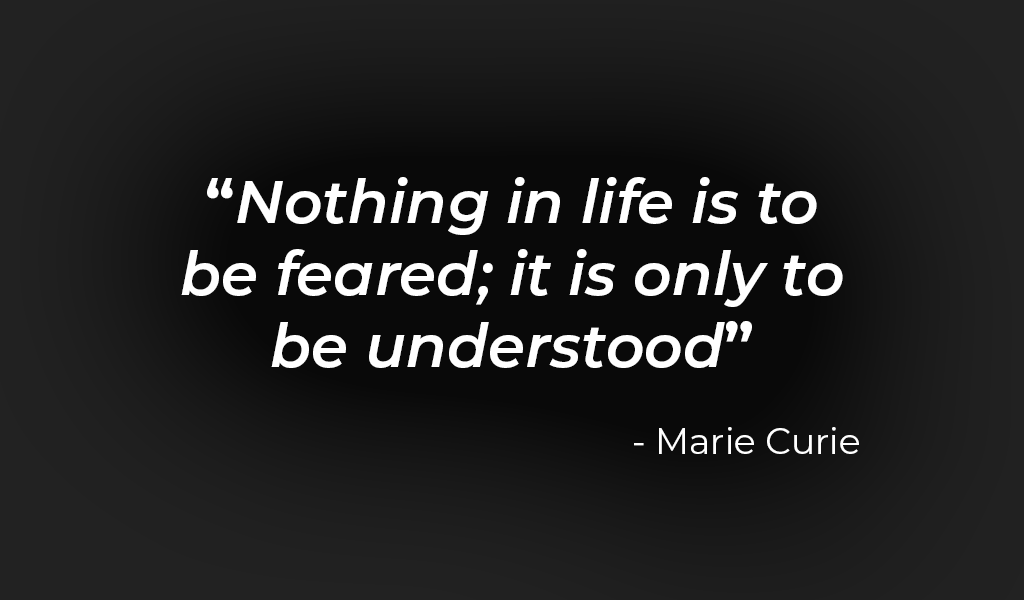 Marie Curie Qoute