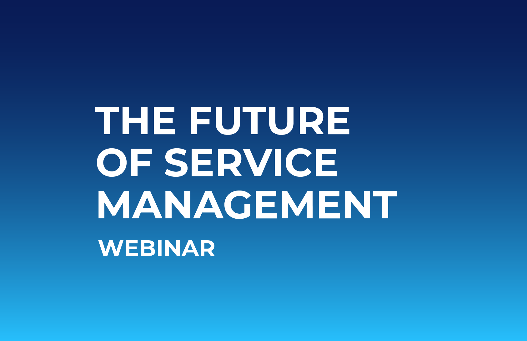 Future of Service Management