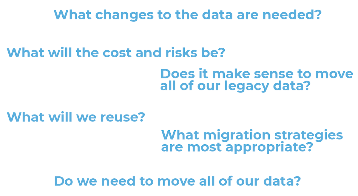 Questions around Cloud Migrations