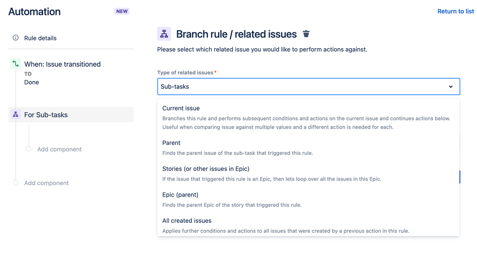 An image displaying Related Issues in Jira Service Management.